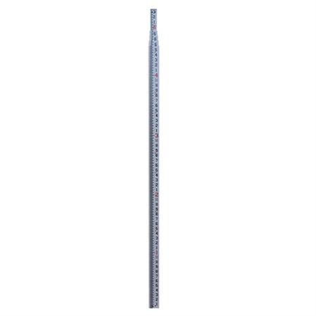  20' Rectangular Fiberglass Survey Rod-Inches