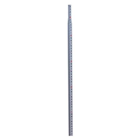  16' Rectangular Fiberglass Survey Rod-Tenths