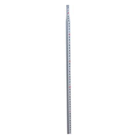  20' Rectangular Fiberglass Survey Rod-Tenths