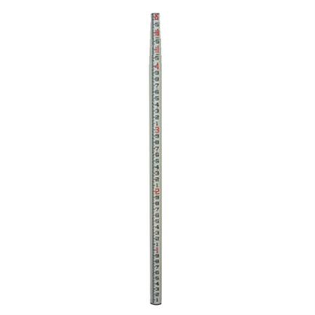  25' Oval Fiberglass Survey Rod-Tenths
