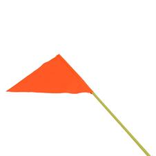  Orange Intake Marker Flag & Rod-Bundle of 25