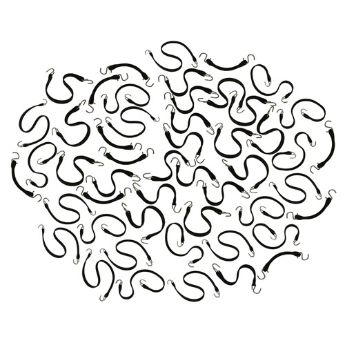 Tarp Strap Assortment—10 ea (50 straps total)