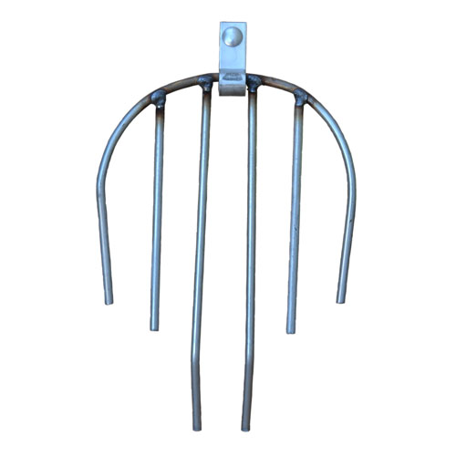 8" Rat Guard, Stainless Steel